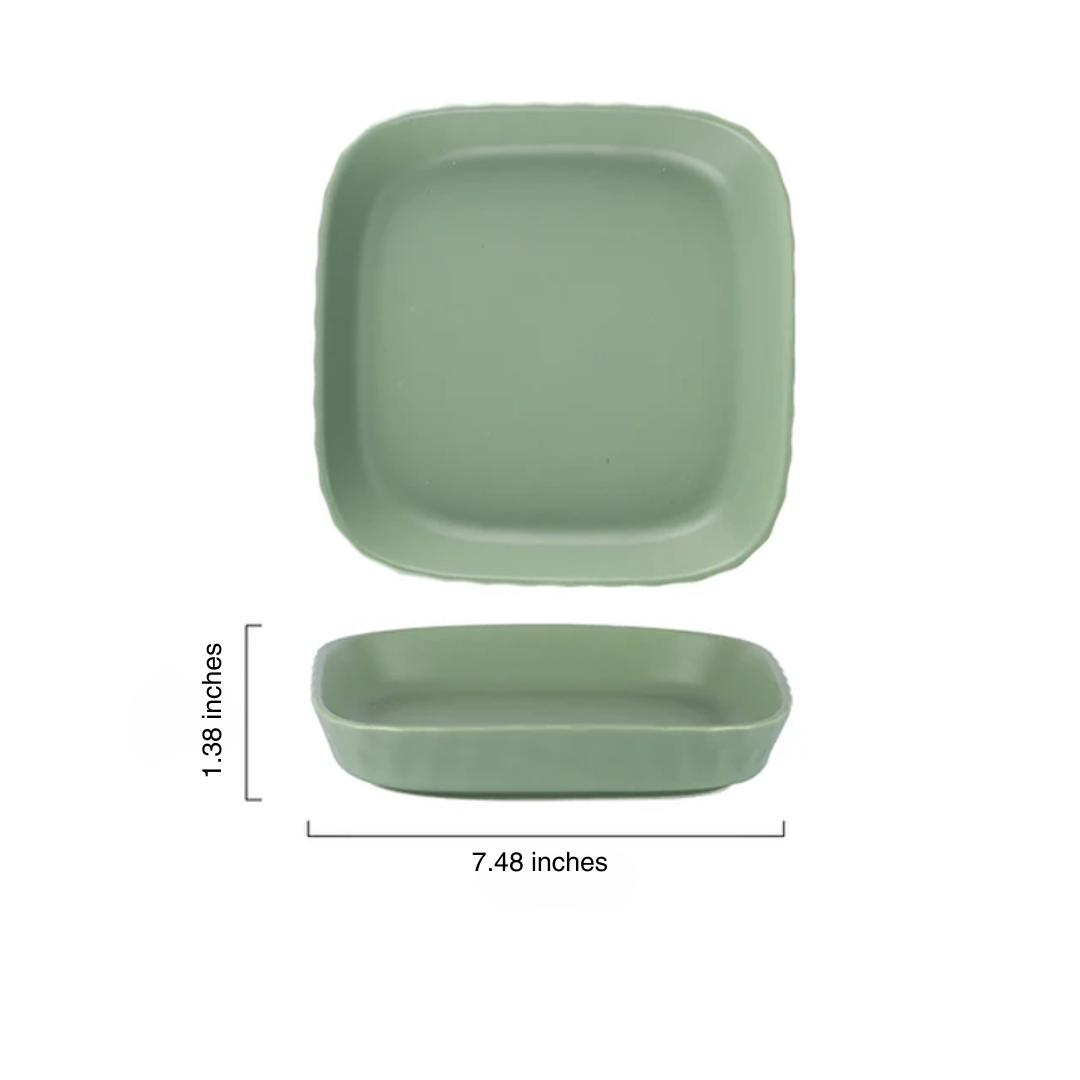 Solid Colored Ceramic Dinner Plates