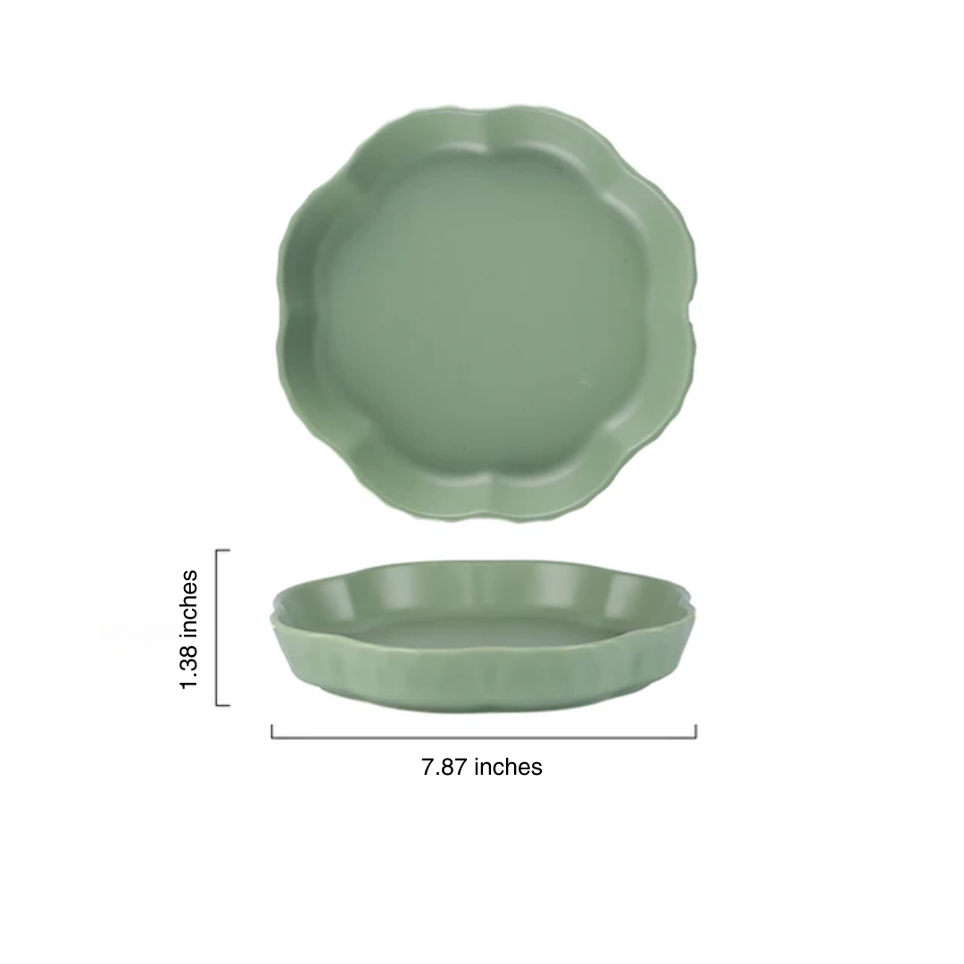 Solid Colored Ceramic Dinner Plates