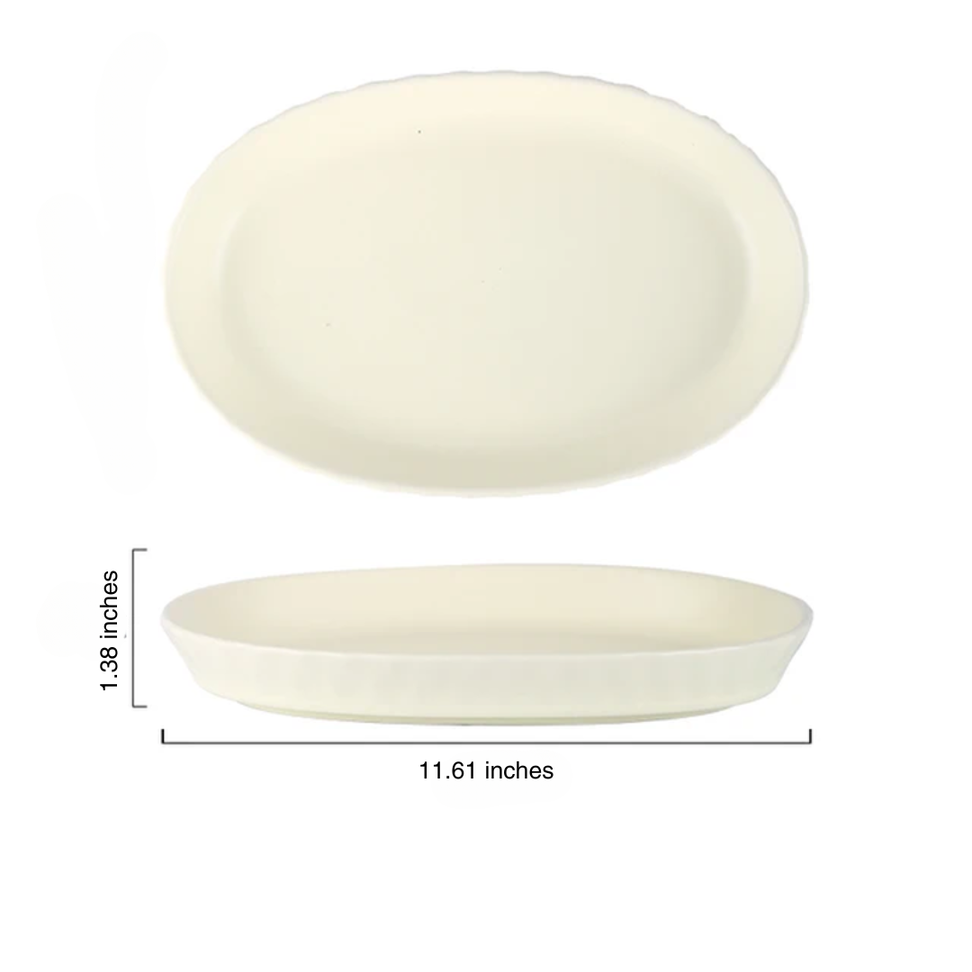 Solid Colored Ceramic Dinner Plates