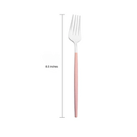 Luxury Pink Silver Cutlery Set