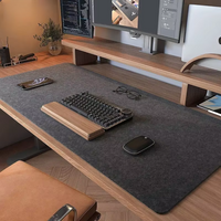 Solid Color Wool Felt Desk Mat