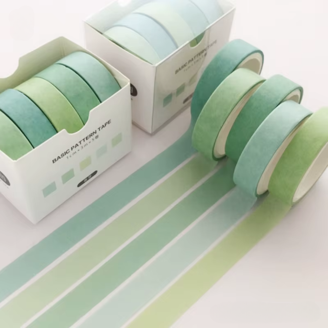 5-Piece Japanese Washi Tape Set