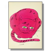 Warhol-Inspired Cat Wall Print