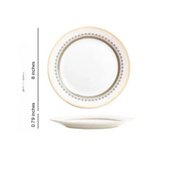 European-Style Patterned Ceramic Dinner Plates & Bowls