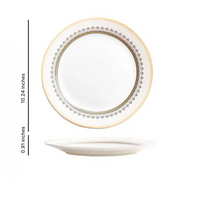 European-Style Patterned Ceramic Dinner Plates & Bowls