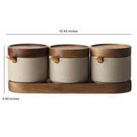 Japanese Vintage Ceramic Seasoning Jars