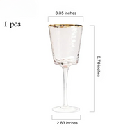 Golden Edge Cocktail Glasses