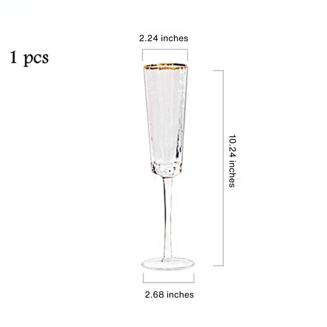 Golden Edge Cocktail Glasses