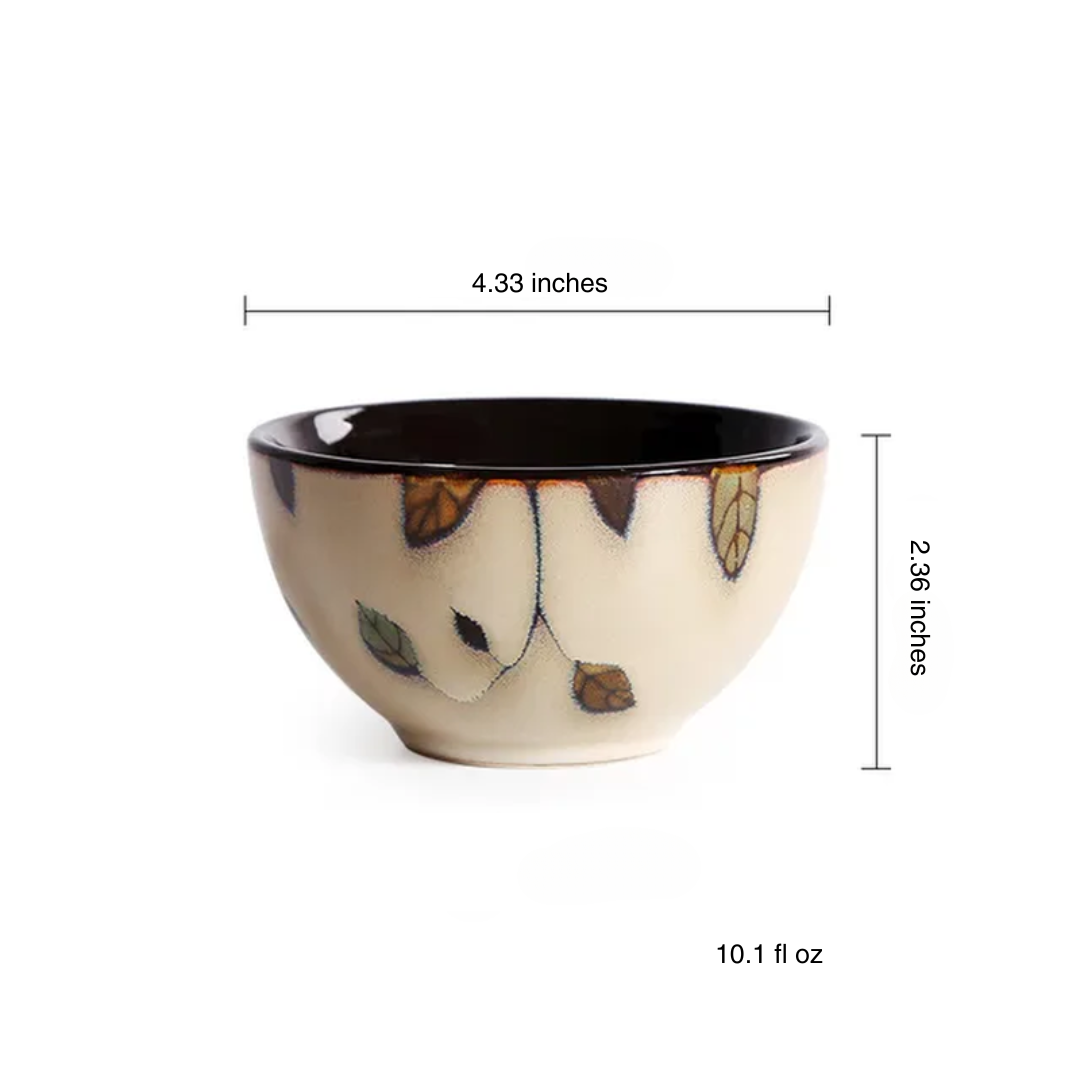 Hand-Painted Ceramic Bowls and Plates