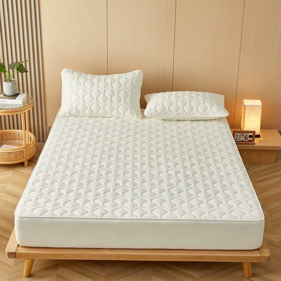 Cotton Quilted Mattress Pad Protector