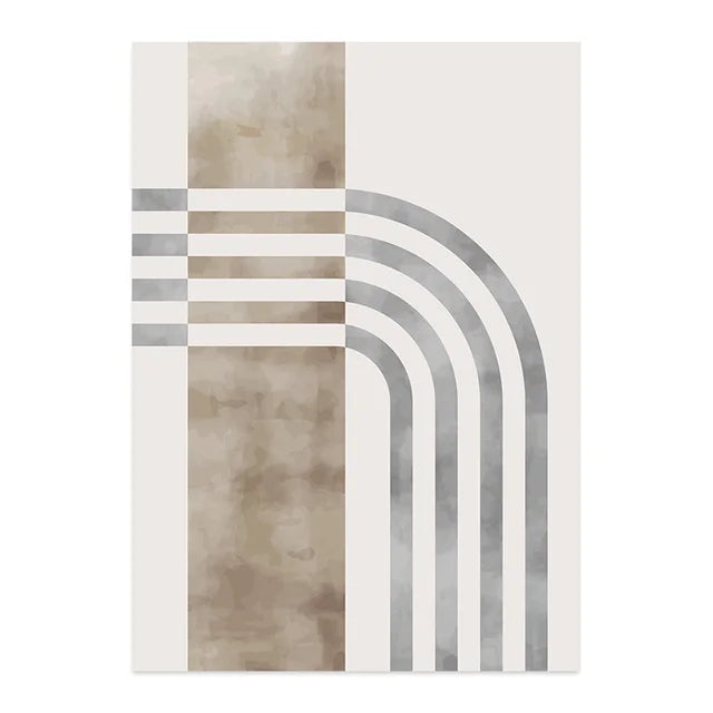 Trendy Minimalist Geometric Canvas Wall Prints