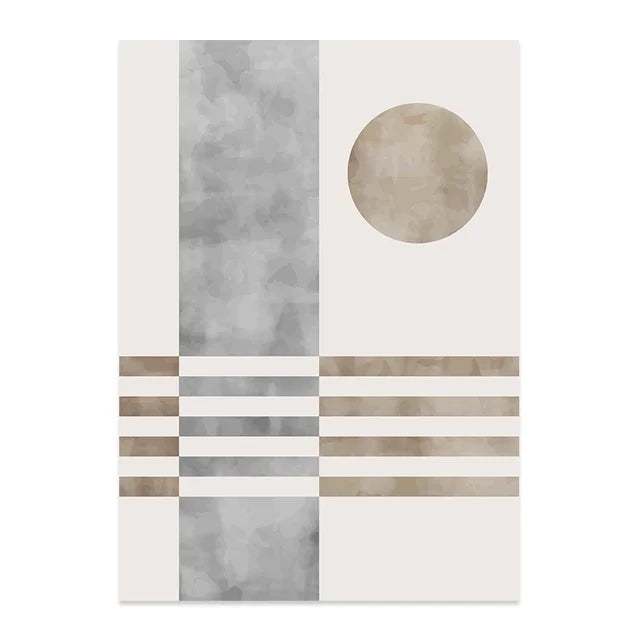 Trendy Minimalist Geometric Canvas Wall Prints