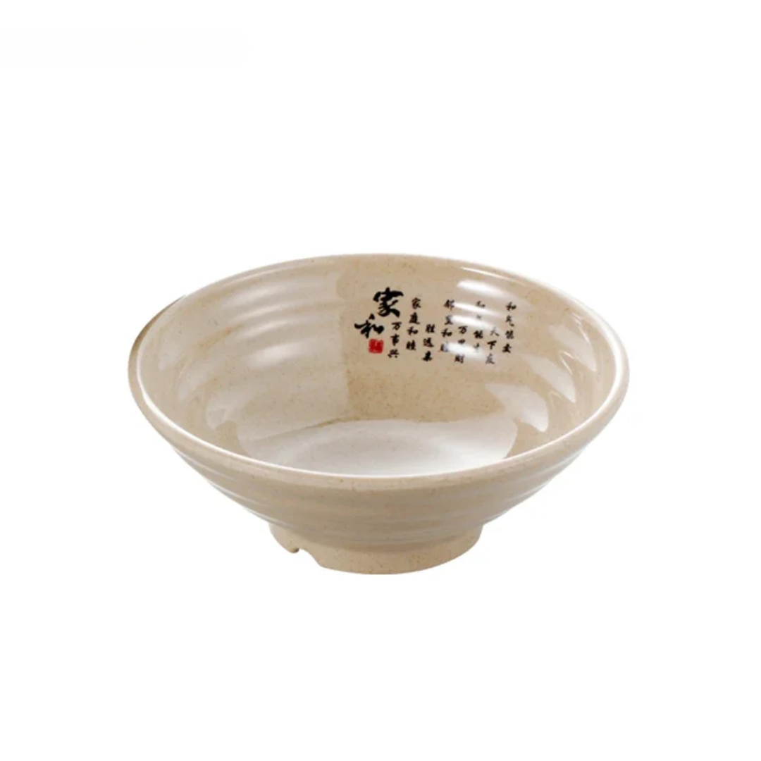Japanese Round Plastic Ramen Bowls