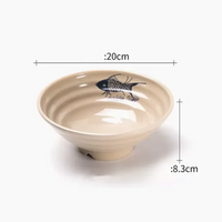 Japanese Round Plastic Ramen Bowls