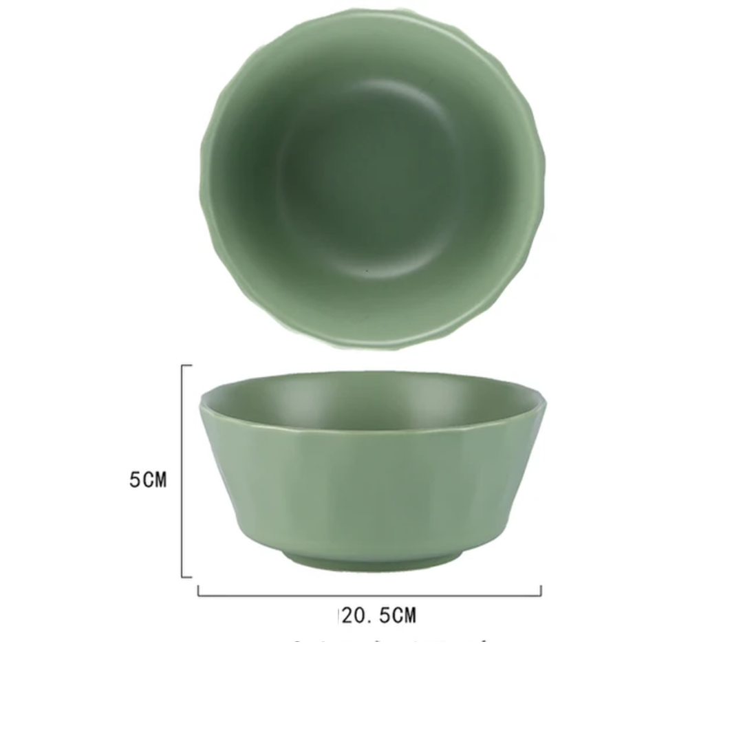 Solid Colored Ceramic Dinner Plates