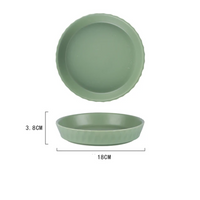 Solid Colored Ceramic Dinner Plates