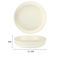 Solid Colored Ceramic Dinner Plates