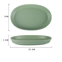 Solid Colored Ceramic Dinner Plates