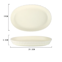 Solid Colored Ceramic Dinner Plates