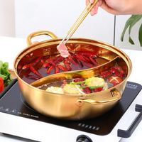 Stainless Steel Twin Divided Hot Pot