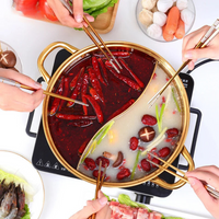 Stainless Steel Twin Divided Hot Pot