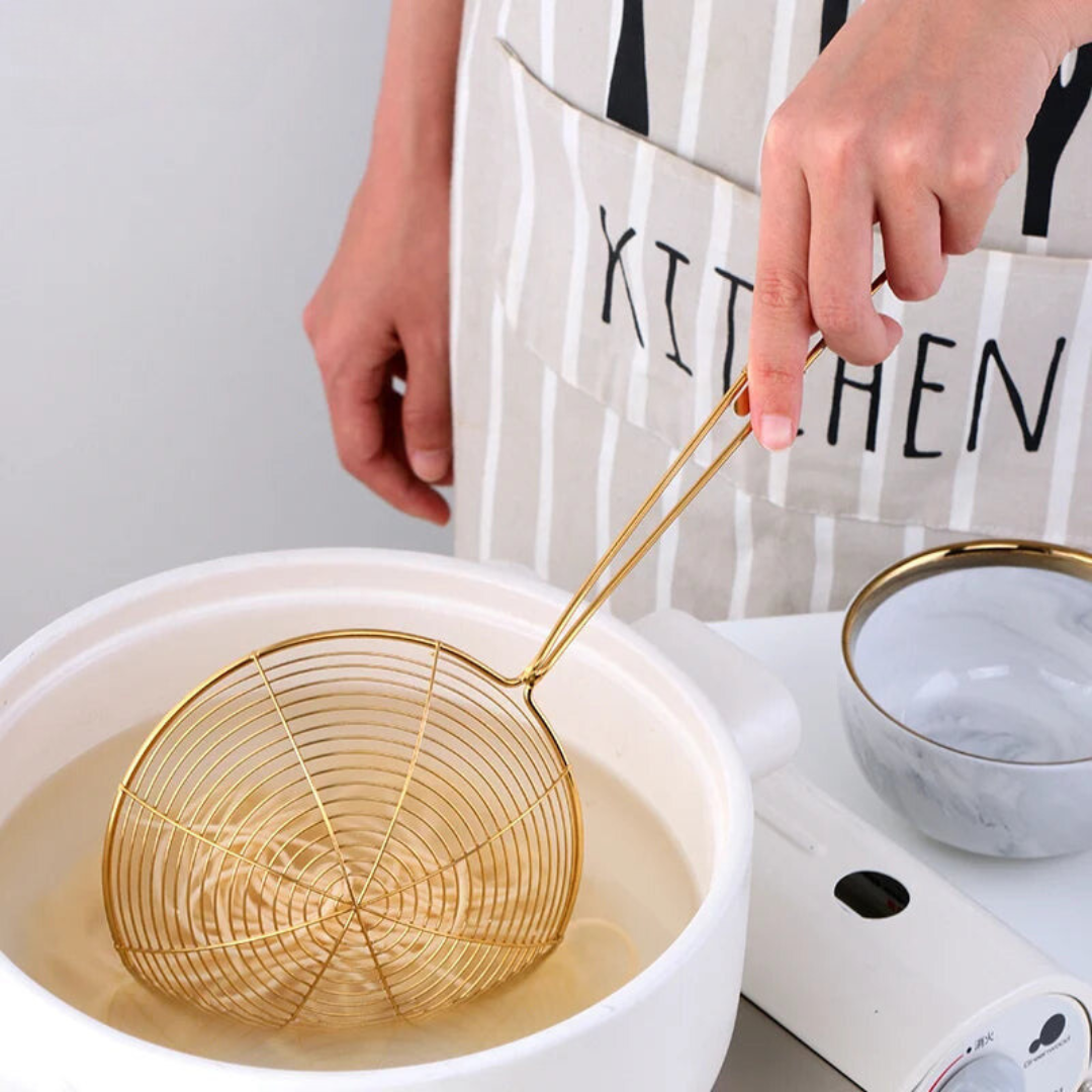 Stainless Steel Long Handle Colanders