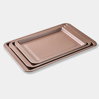 Non-Stick Rectangle Baking Pan Carbon Steel Baking Sheet Oven Tray for Biscuit Pie Pizza Roast Muffin Bread Bakeware