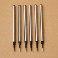 6 Pcs/Lot High Quality Beads Pen Refill Ball Rolling Ball Pen Refill School Office Stationery