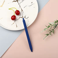 1Pcs Simple Press Type Gel Pen Macaron Black Ink Ballpoint Pens Student School Office Supplies