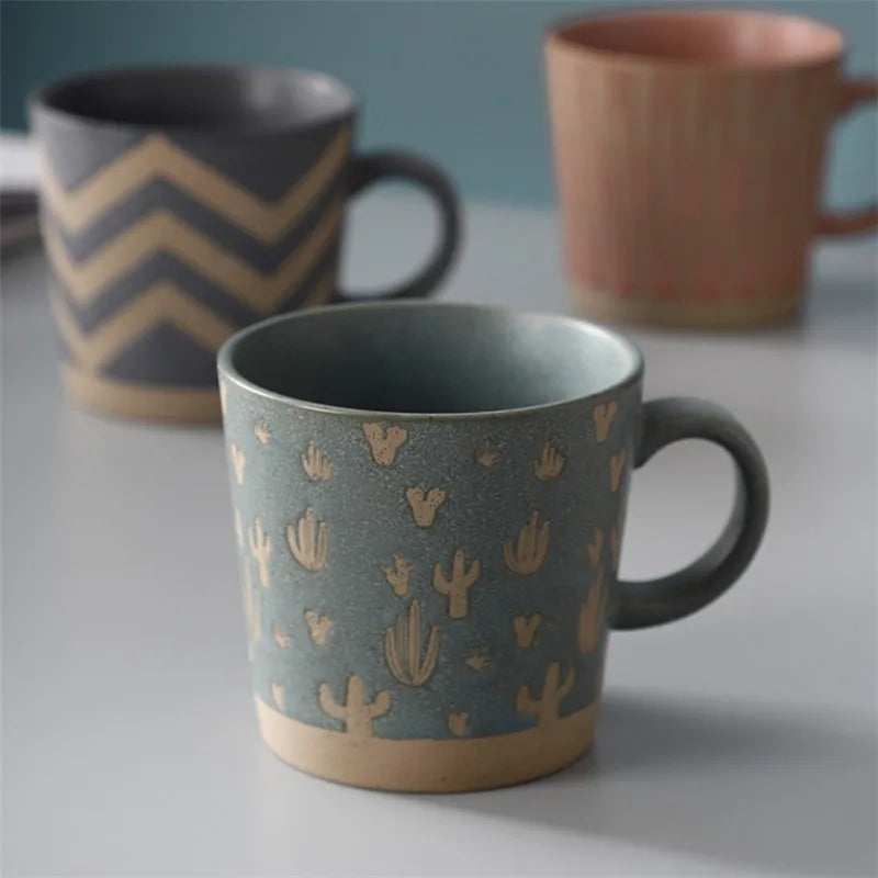 Nordic Handmade Ceramic Coffee Mug