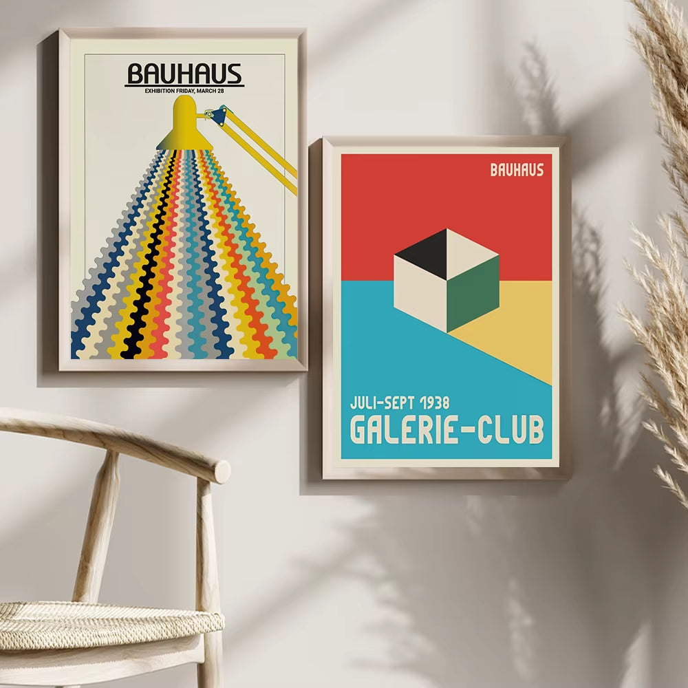 Bauhaus Modern Abstract Geometric Wall Prints