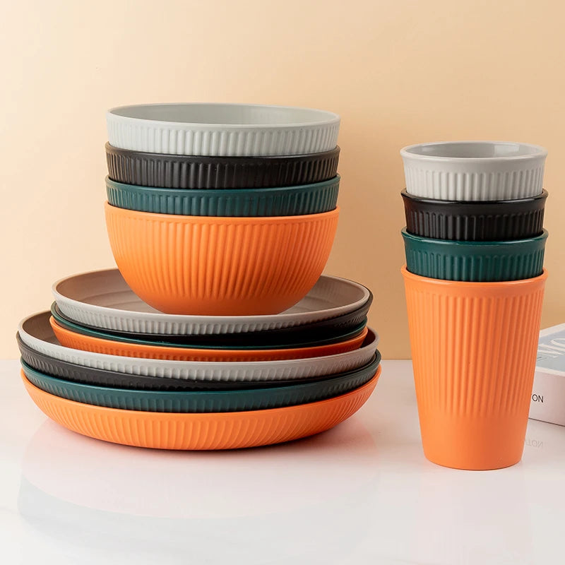 Wheat Straw Tableware Sets