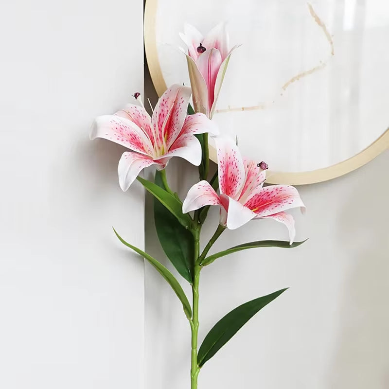 Artificial Lily Flowers for Displays