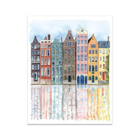 Colorful Buildings Wall Prints