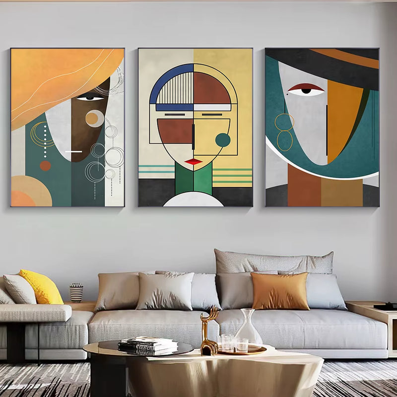  Picasso-Inspired Woman Wall Prints