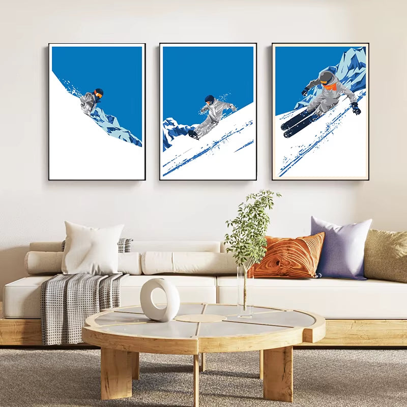 Winter Adventure Wall Print