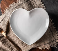 Morandi Heart-Shaped Ceramic Plates