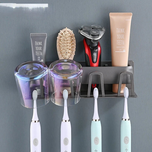 Modern Metal Toothbrush Holder