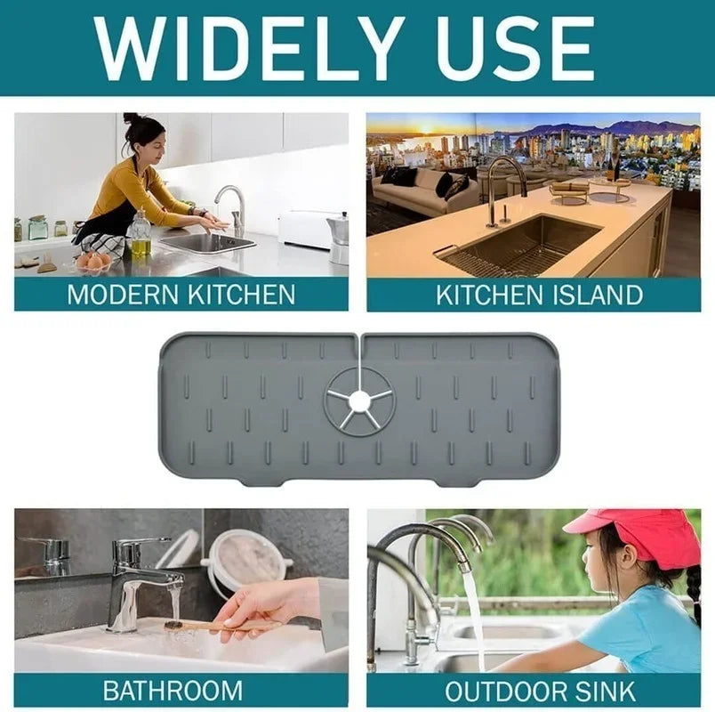 Kitchen Faucet Silicone Sink Drain Pad