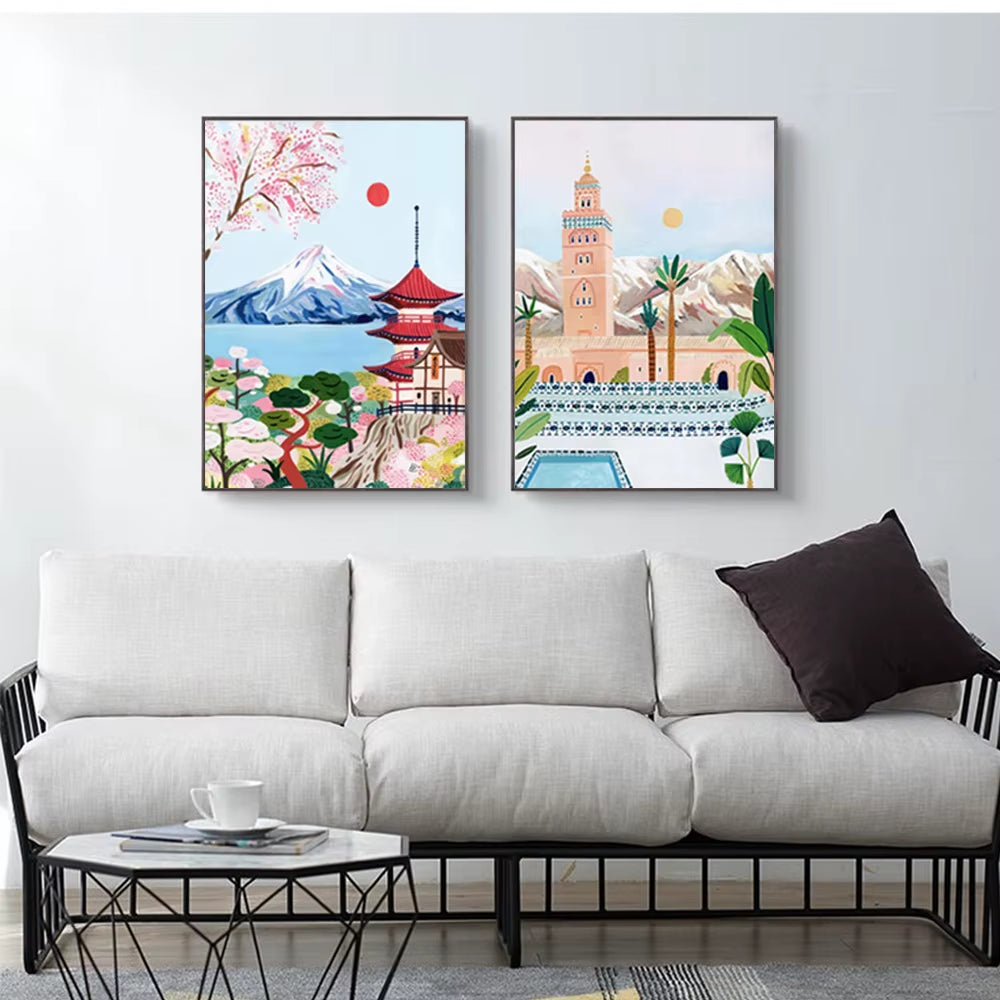 Scandinavian Travel Wall Prints