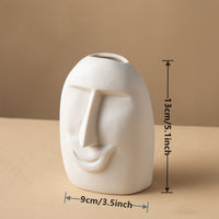 Nordic Style Face-Shaped Vases