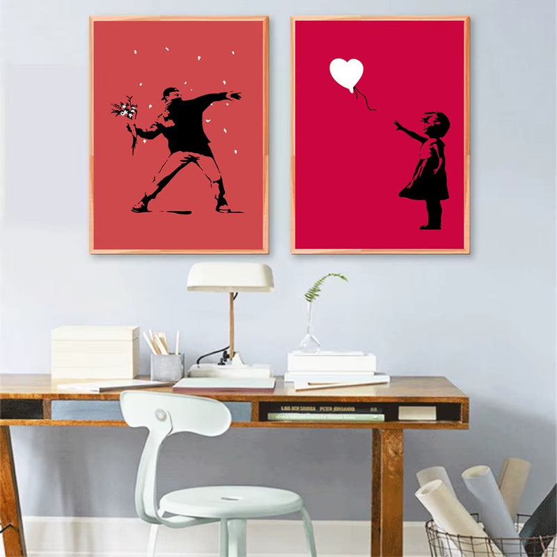 Graffiti Love Pop Wall Prints