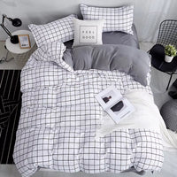 Modern Microfiber Printed Bedding Set