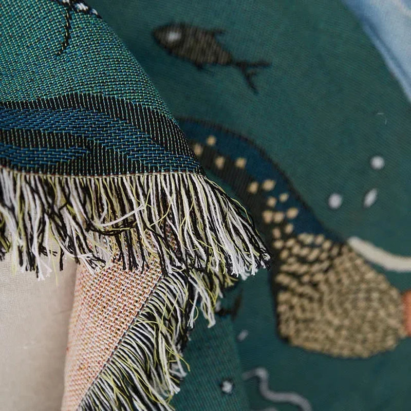 Under the Sea Throw Blanket