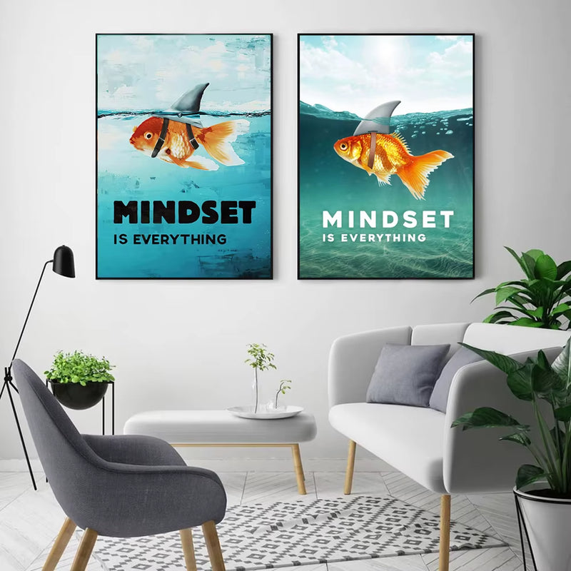 Inspirational Animal Mindset Wall Prints