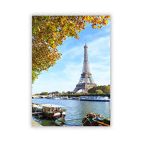 Paris Tower Seasonal Landscape Wall Prints