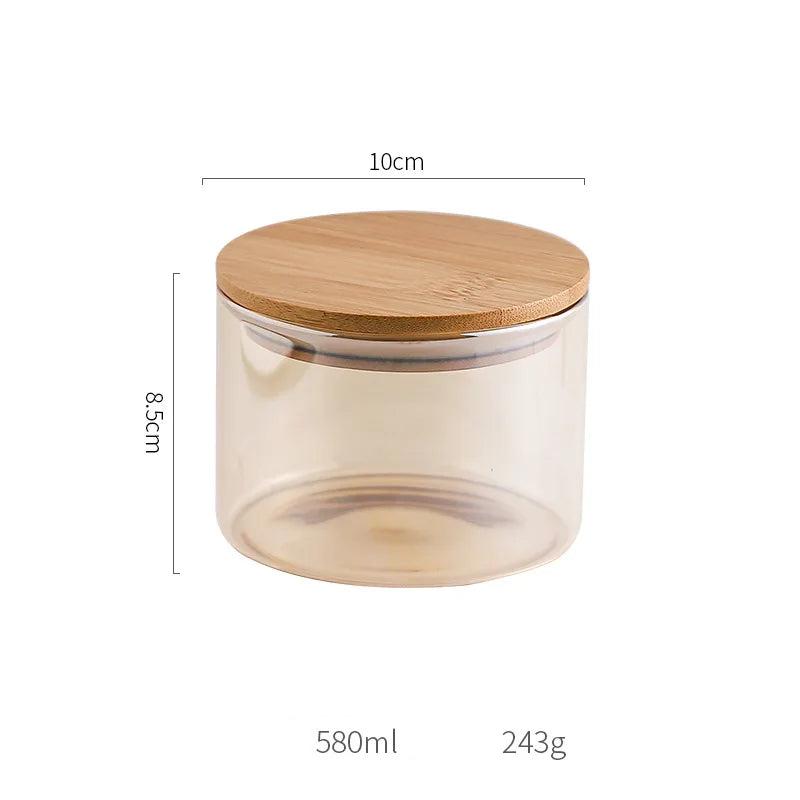 Sealed Glass Food Storage Jars