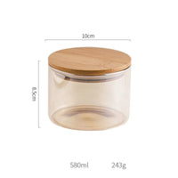 Sealed Glass Food Storage Jars