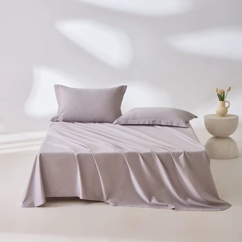 100% Egyptian Cotton Bed Sheet Set, 800TC Luxury Bedding Sets, Soft Sateen Weave Fitted Sheet Flat Sheets Pillowcase Multi Size