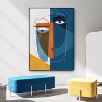 Abstract Woman Line Wall Prints